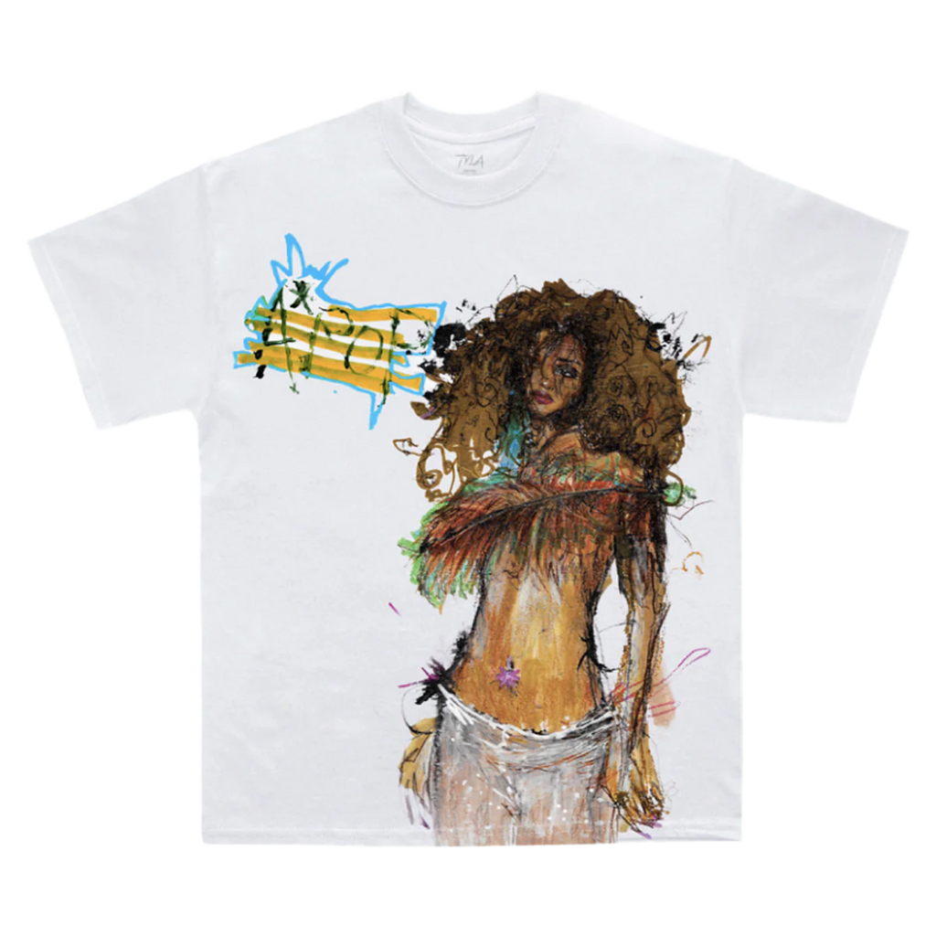 Tyla Signed A*POP CD and Sketch Tee Fan Pack